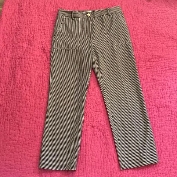 Maje Chic Striped Trousers, US4
